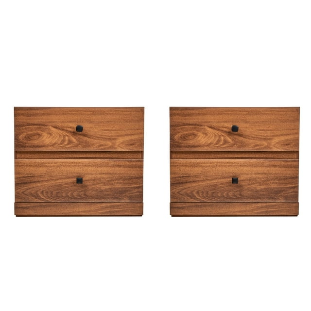 Set de 2 Buros Louis Nogal - Kessa Muebles