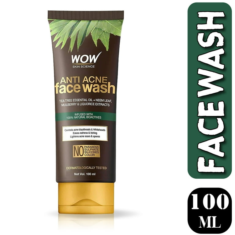 WOW Skin Science Anti Acne Face Wash Control Acne 100 ML
