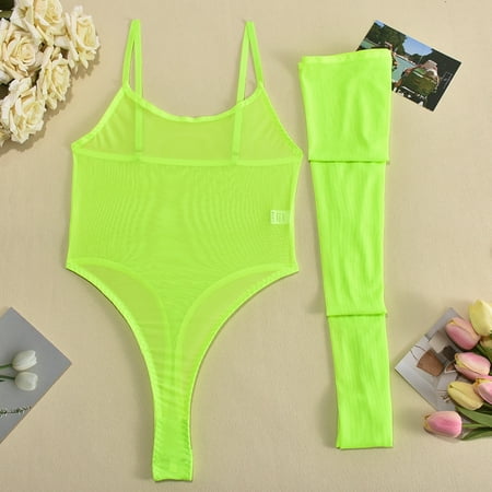 Generic Lingerie Sheer Mesh Sexy Backless Temptation Jumpsuit Sexy Lingerie Stockings Suit