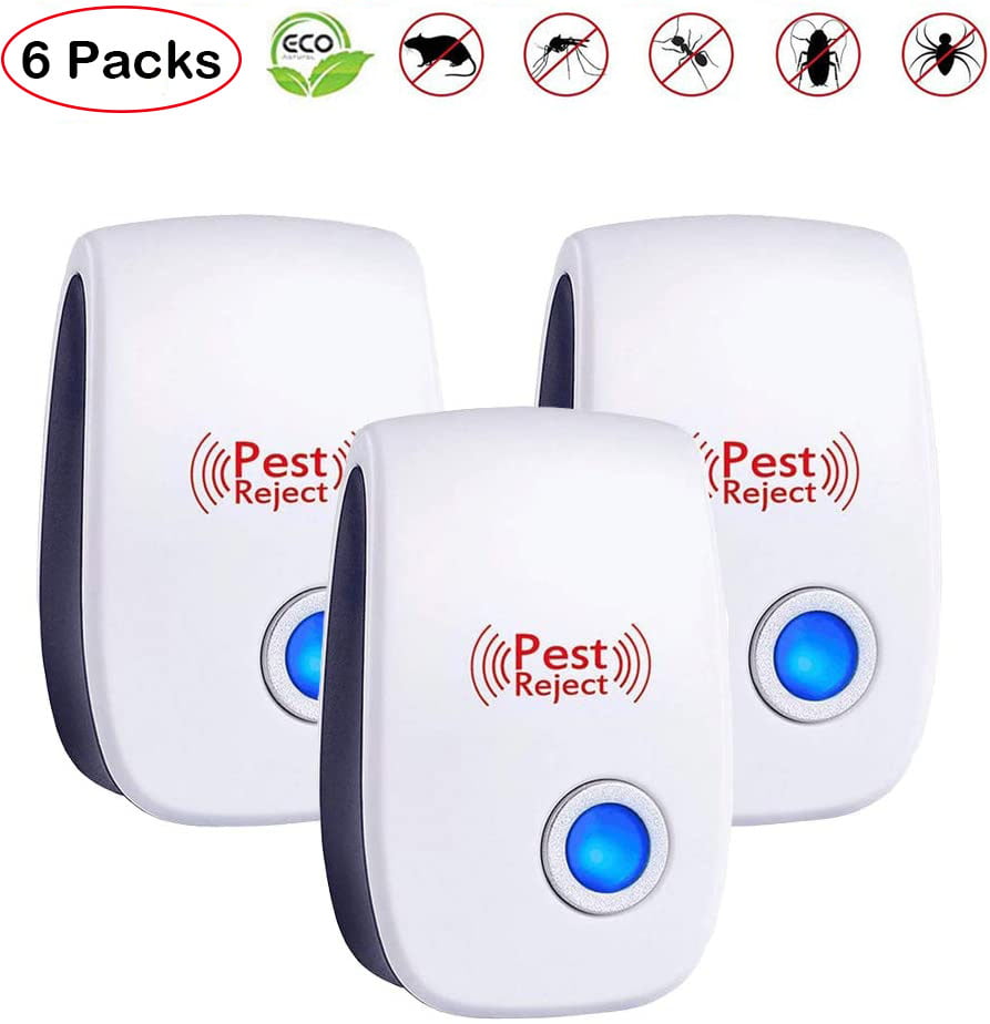 3x Pest Control Ultrasonic Repellent Repeller for Insects & Rodents for Mosquito 