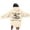 Beige, variant on Women's Letter Print Hoodies Long Sleeved Hoodie With Pockets Women Polyester Hoodies