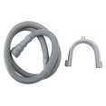thumbnail image 1 of 1.5M 5ft 59 inch Machine Dishwasher Drain Hose Extension Washing Pipe with Bracket Set, 1 of 9