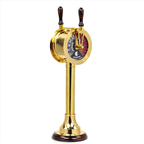 Engine Order Telegraph Chadburn Nautical Maritime Home Decor Accent & Collectible Figurines with Functional Bell | Gifts & Decor | Nagina International (14 Inches, Brass Polished)