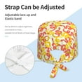 thumbnail image 3 of Cauagu Snake Pattern 1 Pcs Working Caps,Adjustable Working Hats Elastic Scrub Hats Nurse Scrub Cap Nurse Hats Elastic Tie Back Hats Unisex,One Size, 3 of 7