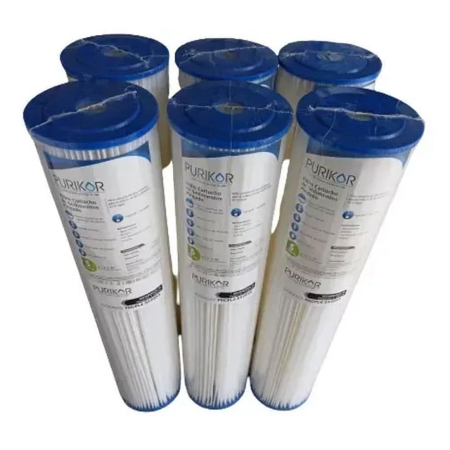 Cartuchos de Sedimentos Purikor 6 piezas 20 Micras