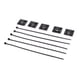 thumbnail image 4 of Bridas negras Jadeshay 200 unidades bridas de nailon bridas para cables, 4 of 12