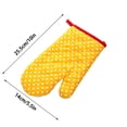thumbnail image 3 of Kitchen Oven Mitts, Heat Resistant Oven Mitts, Non-Slip Kitchen Cooking Gloves for Baking Grilling, Protective Microwave Mitts for Hot Pans, Perfect Gifts for Home Kitchen Cooking Decor, 3 of 6