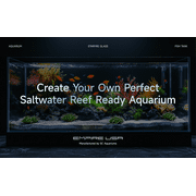 SC Aquariums 34 Gallon Rimless Aquarium, 24 x 18 x 18, 10mm Low Iron Glass, Center Overflow, Includes Complete Plumbing Kit