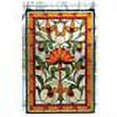 thumbnail image 2 of Meyda Tiffany 98229  Picadilly Stained Glass Window in Copperfoil finish with Amber Jewels, 2 of 2