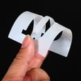 thumbnail image 4 of Unique Bargains 1 Inch Letter Number Stencils 2.2' Width Reusable Alphabet Numbers Templates Set with Ring, White 36 Pack, 4 of 6
