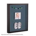 thumbnail image 2 of ArtToFrames 12x12 Inch Shadow Box Picture Frame, with a Satin Black Tall 1" Wide Shadowbox frame and Dutch Blue Mat Backing (4654), 2 of 7