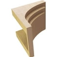 thumbnail image 6 of 10"W x 10"D x 10"H Wide Rockford Rough Cedar Woodgrain TimberThane Corbel, Primed Tan, 6 of 6