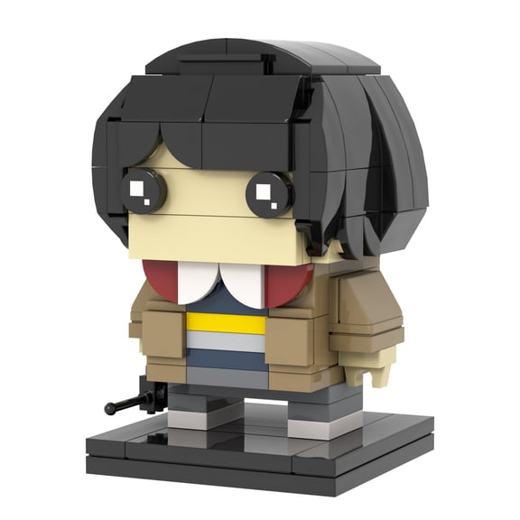 MOOXI Strangers Brick Things Mike Wheeler Brickheadz Action Figures Building Block Set,Classic Creative Building Blocks Children Kit,Gifts for Kids(128pcs)