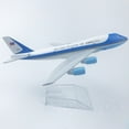 thumbnail image 3 of 16CM 747  model Series Plane Model Toy Alloy Metal Toys and Hobbies Diecast Airplanes Building Kit with Wheels Planes, 3 of 10