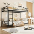 thumbnail image 1 of CazToi Heavy Duty 400 lbs Twin Loft Bed with Ladder Space Saving Metal Frame Easy Assembly, 1 of 7
