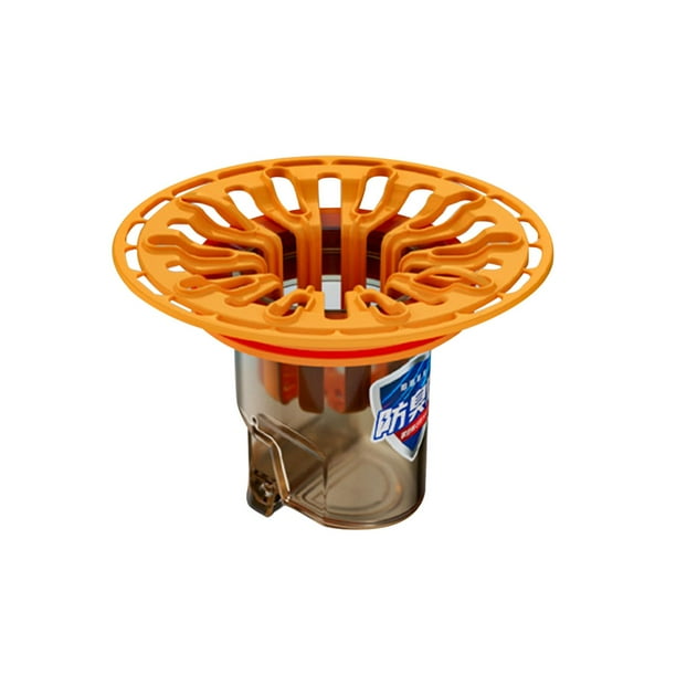 drenaje del piso del baño,Tapón de drenaje del piso del baño Preventor de reflujo,Drenaje de piso Preventor de reflujo Drenaje de piso de ducha,Protector de drenaje Drenaje preventivo Naranja Macarena drenaje del piso del baño