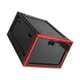 thumbnail image 1 of Naiovety Caja con cerradura para almacenamiento a prueba de niños y duradera Almacenamiento y organización del hogar negro y rojo 30.3 x 23.6 x 19.3 cm, 1 of 6