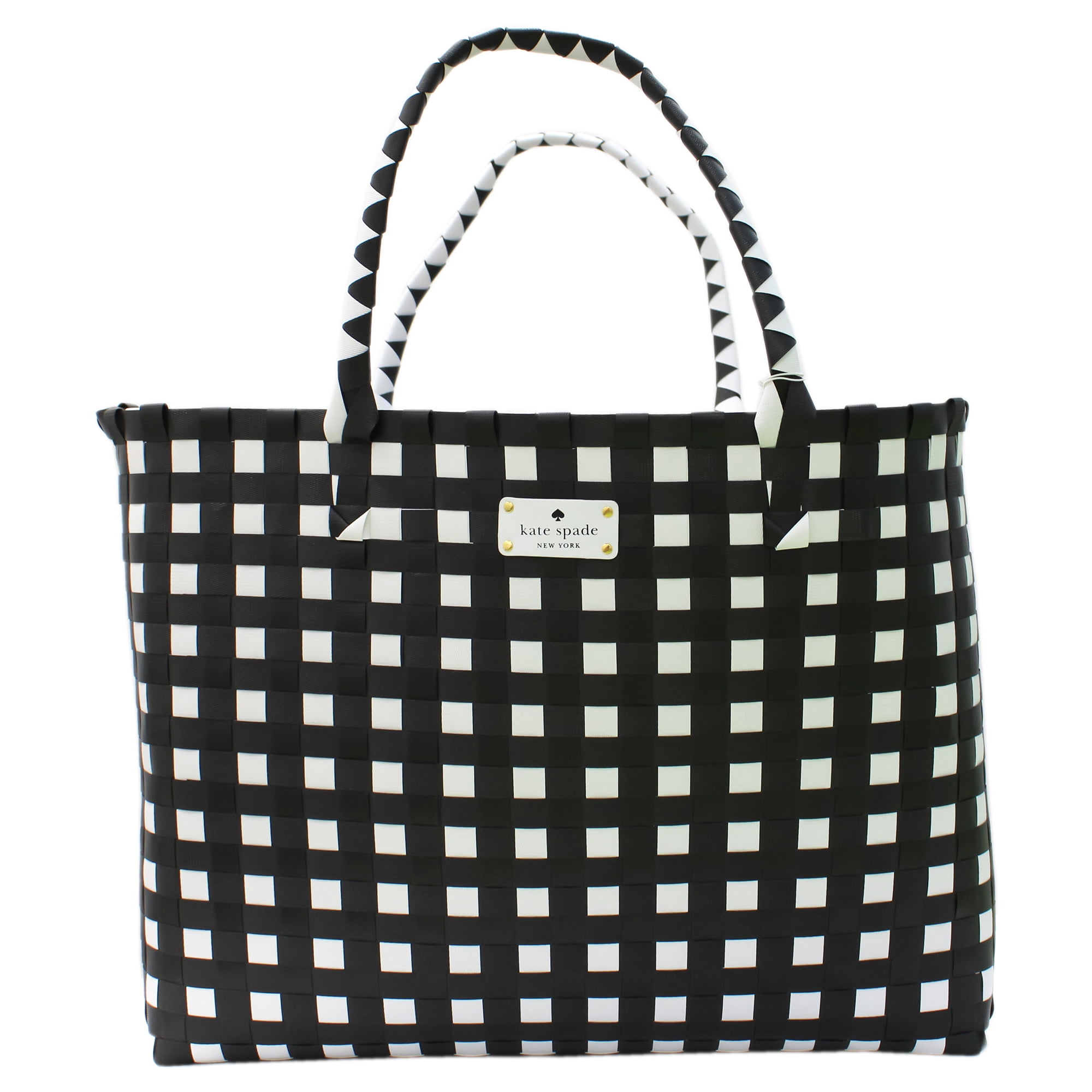 Braided Tote Hand Bag - Black-White by Kate Spade for Women - 1 Pc Bag |  Walmart Canada