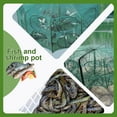 IUYT6 Foldable Bait Trap Fishing Net, 2024 New Fishing Crab Trap