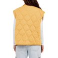 thumbnail image 5 of Cicy Bell Womens Quilted Puffer Vest Stand Collar Zip Up Winter Lightweight Padded Gilet Outerwear, 5 of 11