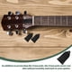 thumbnail image 2 of Guitarra de 2 piezas Plaz de la barra de armadura de guitarra reparación de guitarra eléctrica cubiertas de varilla de armadura piezas de guitarra, 2 of 5
