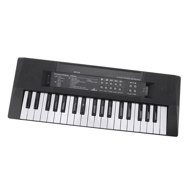 Teclado Electrónico Portátil, 5 Efectos de Sonido Instrumianos 37 Teclas Tequiso de Piano Keys para Aprender para Principiando