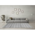 thumbnail image 3 of Ahgly Company Indoor Square Abstract Gray Modern Area Rugs, 5' Square, 3 of 4