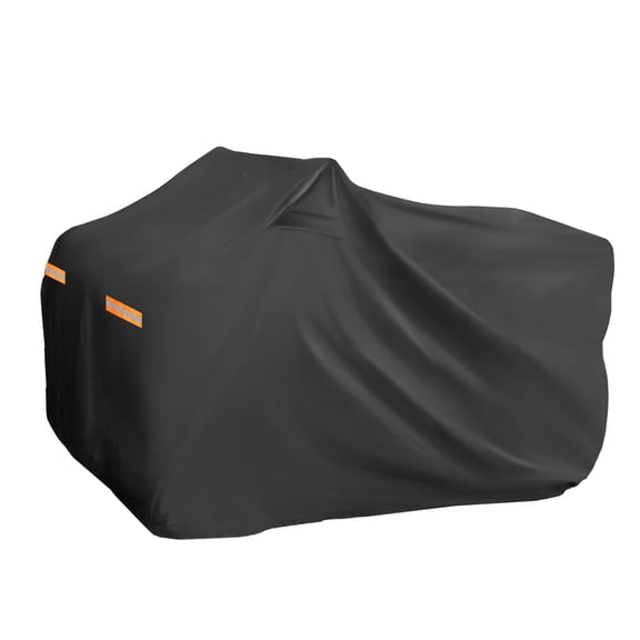 ATV Cover for Yamaha Grizzly 700 EPS 2017-2024 4 Wheelers Quad Bike Cover w/ Storage Bag Waterproof Oxford Cloth with PU Coating Outdoor Sun Rain Protection Black