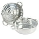 thumbnail image 3 of Juego de utensilios de cocina Oster Sangerfield de acero inoxidable de 28 cm con vaporera, 3 of 8