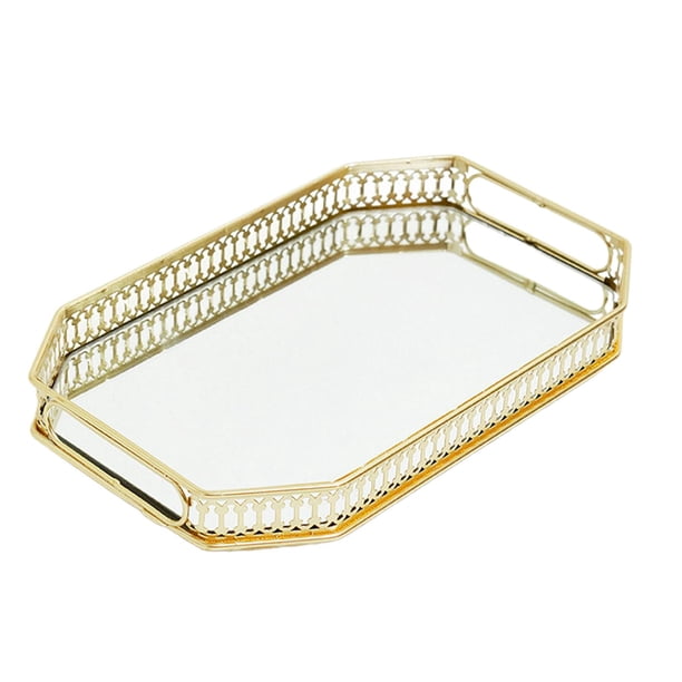 Bandeja para joyas, baratijas, soporte para el cuidado de la piel, bandeja multifunción para botellas de perfume y cosméticos. Talla B