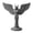Grey, variant on KGJQ Demon Angel Statue, 3D Printed Wings Matte Texture, Fall-Resistant Ornament for Desk Study Entrance Hall Decoration