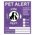 thumbnail image 1 of KPet Inside Sticker Fade Inside Fire Sticker Alert In Of Emergencies Fire Decal For Cat/ Home Window Door Sign Banners And Signs Jewelry Water Stickers for Water Bottles Sticker Packs for Teens Boys, 1 of 4