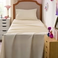thumbnail image 3 of Juego de sábanas Bedsure Twin XL para dormitorio, 3 piezas, color beige, 3 of 7