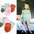 thumbnail image 2 of Newborn Baby Girl Princess Ruffle Jumpsuit Romper Clothes Outfits Summer, 2 of 5