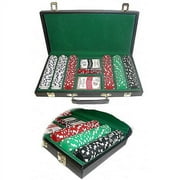 300 11.5 Gram Dice-Striped Chips in Case
