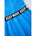 thumbnail image 6 of YEAHDOR Girls Sleeveless Sports Dress Cross Straps Open Back A-Line Dress Juniors Gym Workout Outfit Blue 14, 6 of 7
