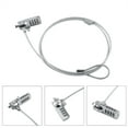 thumbnail image 3 of Cable Lock, Combination Laptop Lock Laptop Lock Laptop Locking Cable Laptop Lock Notebook Combination Lock Cable Chain Theft Deterrent 4 Digit Password For Notebook PC, 3 of 7