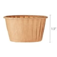 thumbnail image 5 of Brown Parchment Paper Cupcake Liners, 24 Count, by Way To Celebrate, 5 of 5