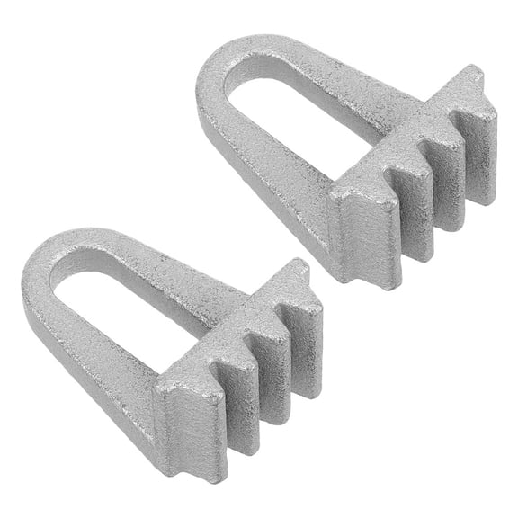 HEANUJJ 2Pcs Universal Metal Flywheel Lock Tools for Car Engine Maintenance Silver