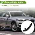 thumbnail image 3 of Cubierta de recorte de manija de panel de puerta del lado del pasajero trasero para BMW X3 F25 2010-2017, cubierta de manija de puerta interior, número 51417394519, negro ABS, 3 of 6