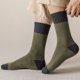 thumbnail image 5 of Calcetines de invierno para hombre, de forro polar de color, cálidos, desodorantes y absorbentes del sudor, de poliéster y algodón., 5 of 5