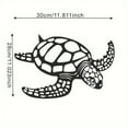 thumbnail image 2 of HELLOYOUNG 11.81 - Inch  Modern Simple Black Iron Painting Sea Turtle Metal Wall Art Beach Theme Art Deco Drawings   Art of Murals  Home Decor Accessory for Living Room/Kitchen, 2 of 21