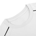 thumbnail image 5 of USNSM Comfy Cotton Shirts Running Athletic Shirt Baggy Crew Neck Workout Gym Tees Fitted Short Sleeve T-Shirts Summer Trendy Tshirts White XXL, 5 of 7