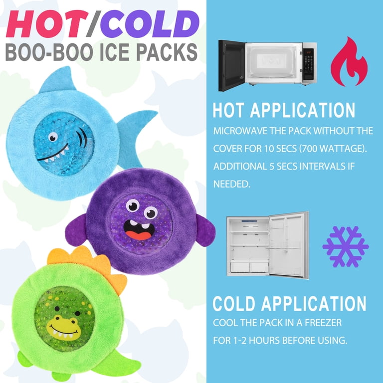 LotFancy Kids Ice Pack, 3-Pack with Soft Sleeves photo 6