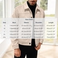 thumbnail image 3 of Hulanddfd Men's Faux Suede Jacket Turn Down Collar Button Down Casual Trucker Coat Fall Winter Outerwear, 3 of 5