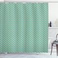 thumbnail image 1 of Ambesonne Teal and White Shower Curtain, Floral Moroccan, 69"Wx84"L, Multicolor, 1 of 3