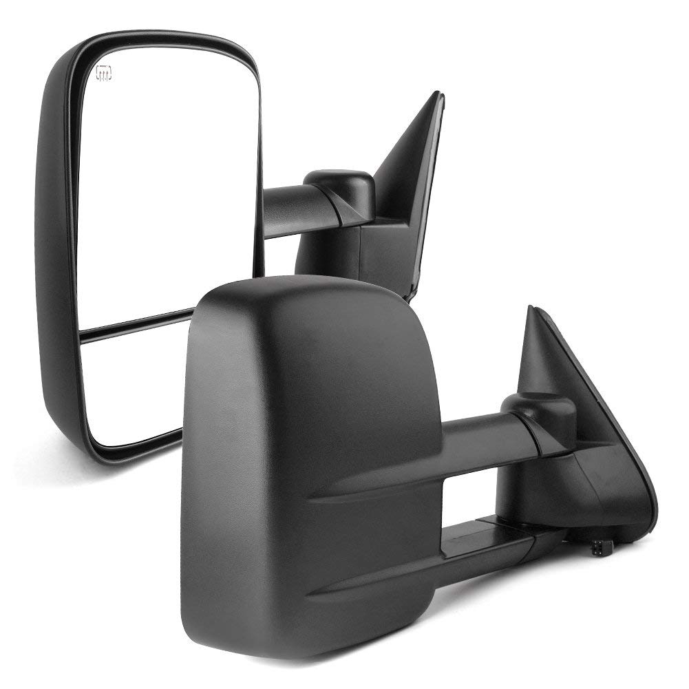 CIPA 11400 Custom Towing Mirror Set For 2009-2018 Dodge Ram 1500/2500 - Non-Fold, Easy Install