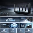 thumbnail image 2 of Router Wi-Fi 6E TP-Link Archer AXE7800 de triple banda negro, 2 of 6