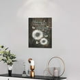 thumbnail image 2 of Dandelion Butterfly Decor Wall Art Rustic Dandelion Wall Decor Today Only Happens Once Make It Amazing Motivational Pictures Canvas Painting Artwork for Bathroom Bedroom Living Room 12"x16", 2 of 6