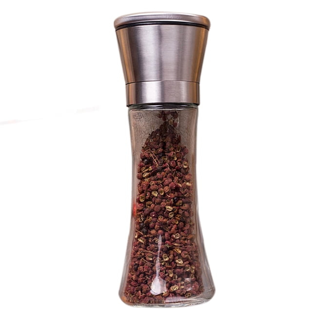 HEALEEP Pepper Shaker Grinder Spice Grinding ABS for Dining Table 1Pack